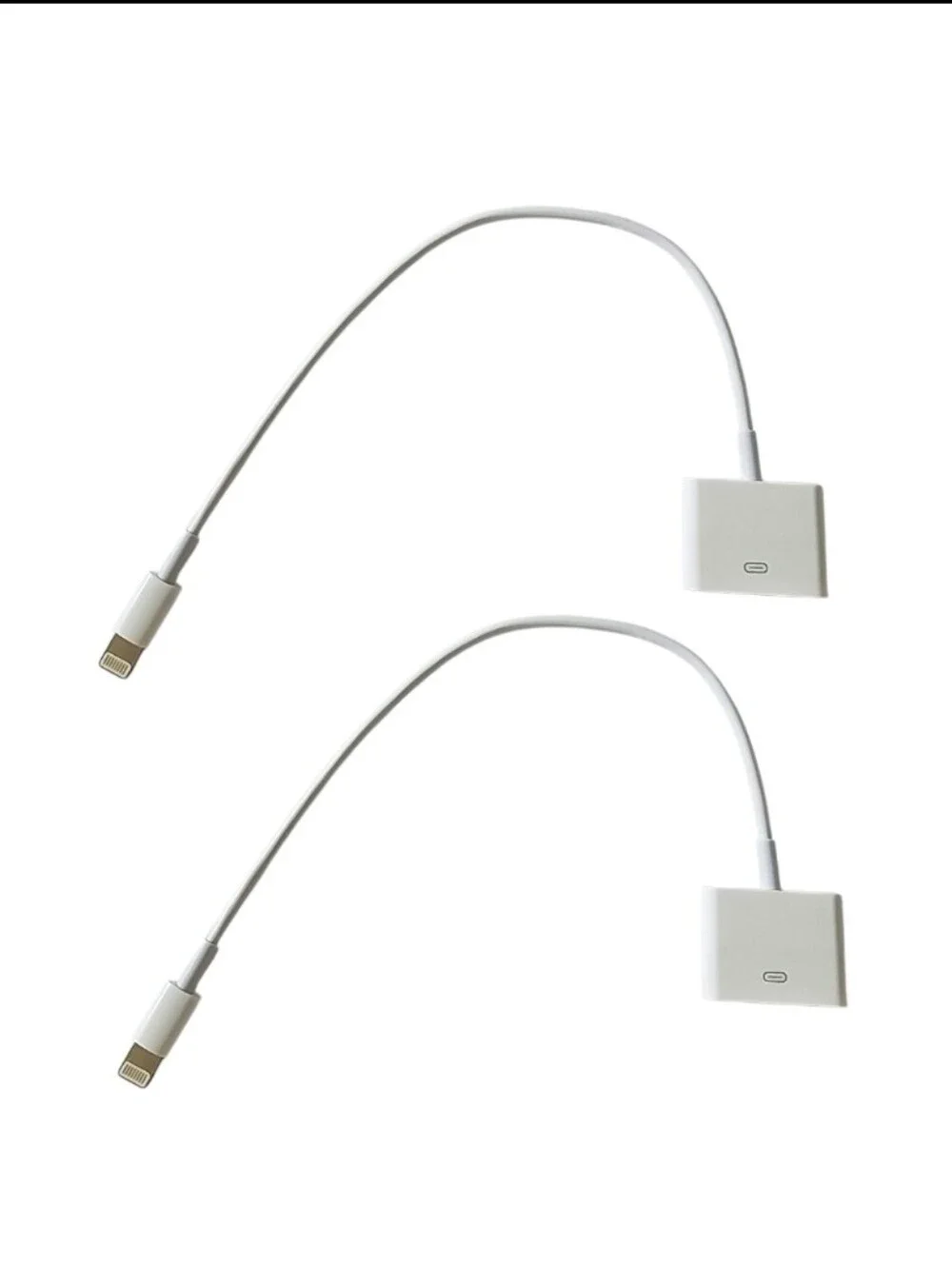 2pc Lightening To 30 Pin Adapter For iPhones